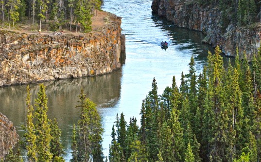Miles Canyon, Yukon / photo by toque & canoe